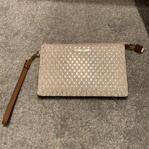 Gently  used Michael Kors wristlet/clutch